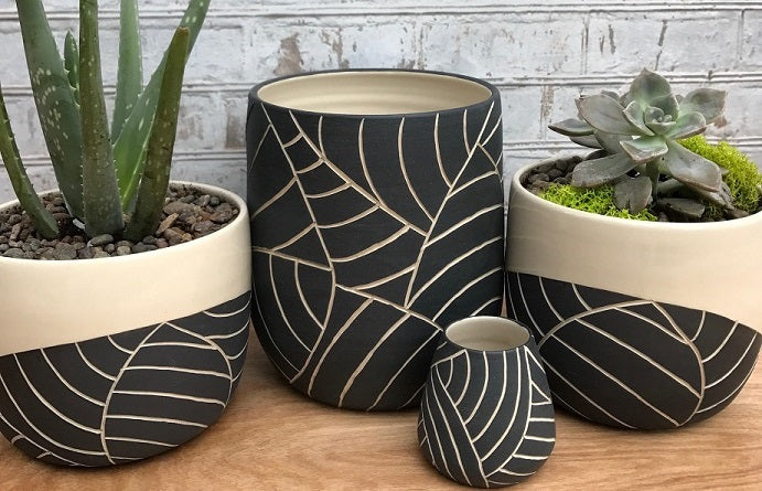 Five Gorgeous Handmade Planters & Pots  Wonderment Paper Co Blog –  Wonderment Paper Co.