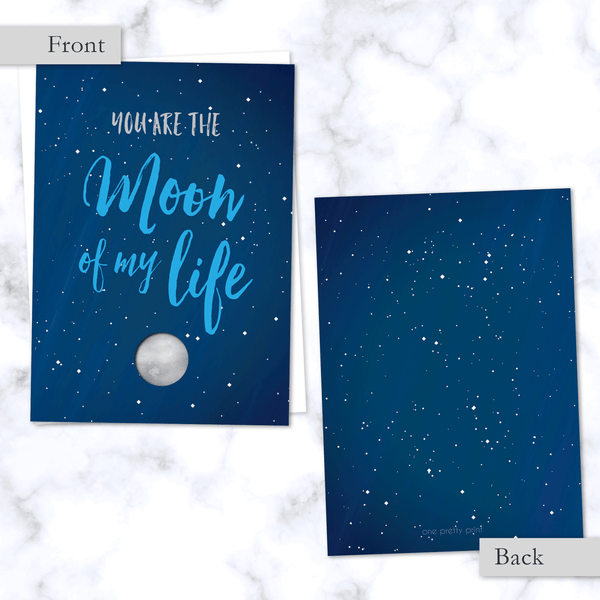 Moon of My Life, My Sun & Stars Greeting Card