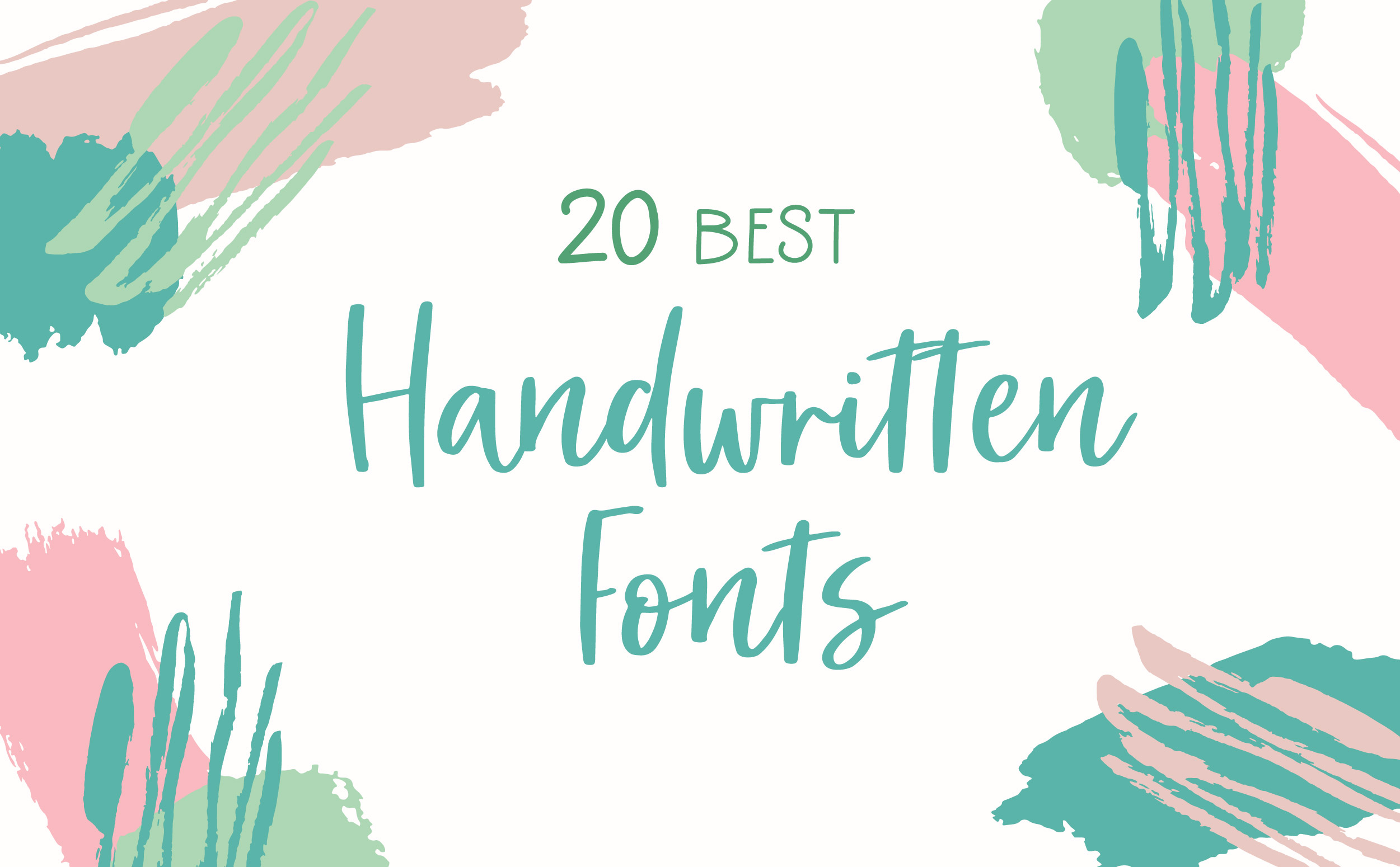 20 Best Handwritten Fonts