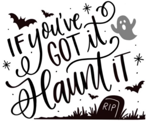 Haunt It by FlourishingLetters_Halloween Hand Lettering