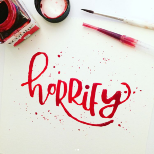 Horrify by Nes.Sketch_Halloween Hand Lettering
