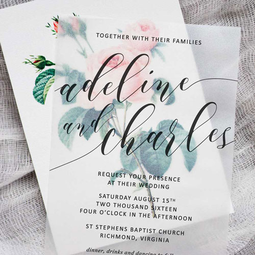 Vellum-Floral-Wedding-Invitation-via-Pipkin-Paper-Company