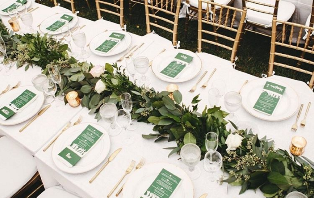 Wedding Table Setting with Menu Place Cards Table Numbers - Ultimate Guide to Wedding Stationery