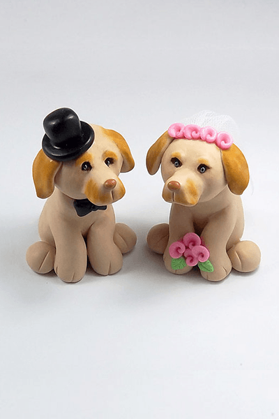 Custom Dog Cake Toppers - Wedding Accessories for Pets
