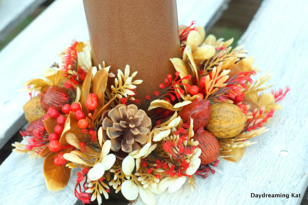 Thanksgiving Candle Ring Centerpiece by DaydreamingKat
